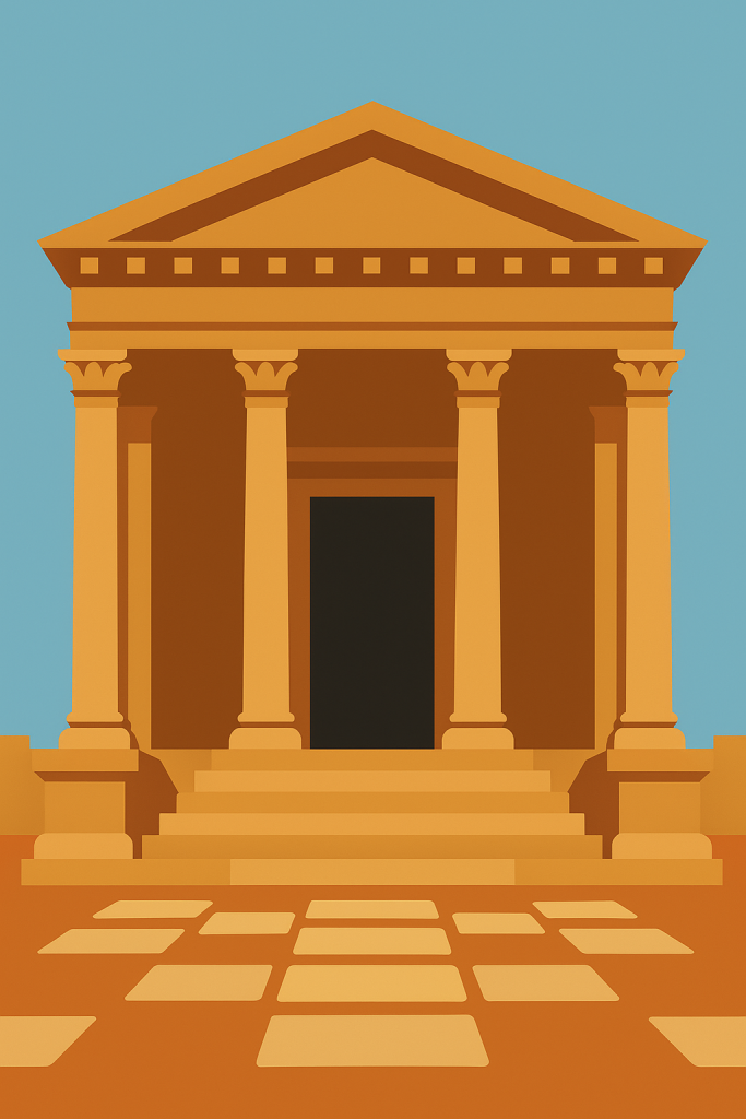 Convert the photo into a flat minimalist illustration simple shapes, solid colors, no shading