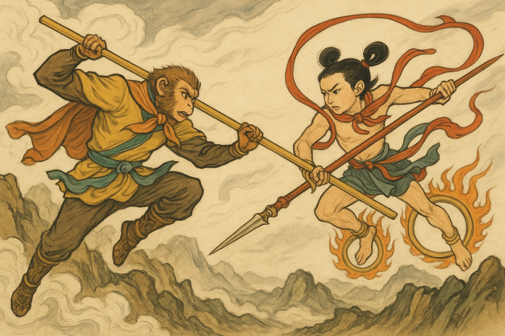 Sun Wukong vs. Nezha